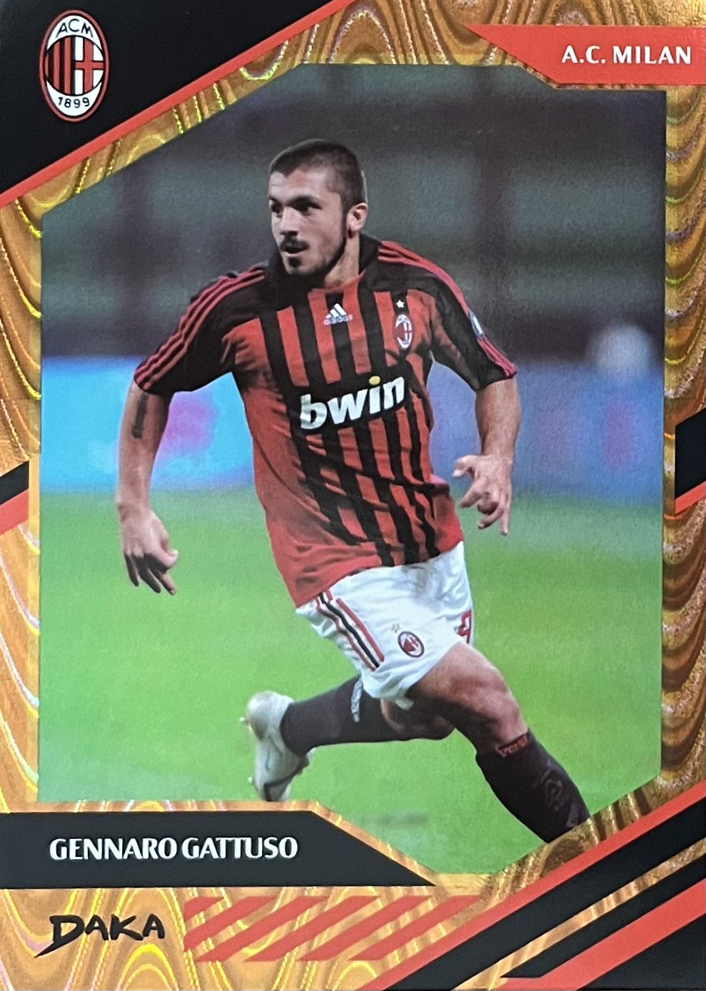 Gennaro Gattuso Numbered /25 Daka AC Milan