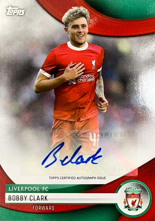 Bobby Clark Autograph Liverpool Team Set