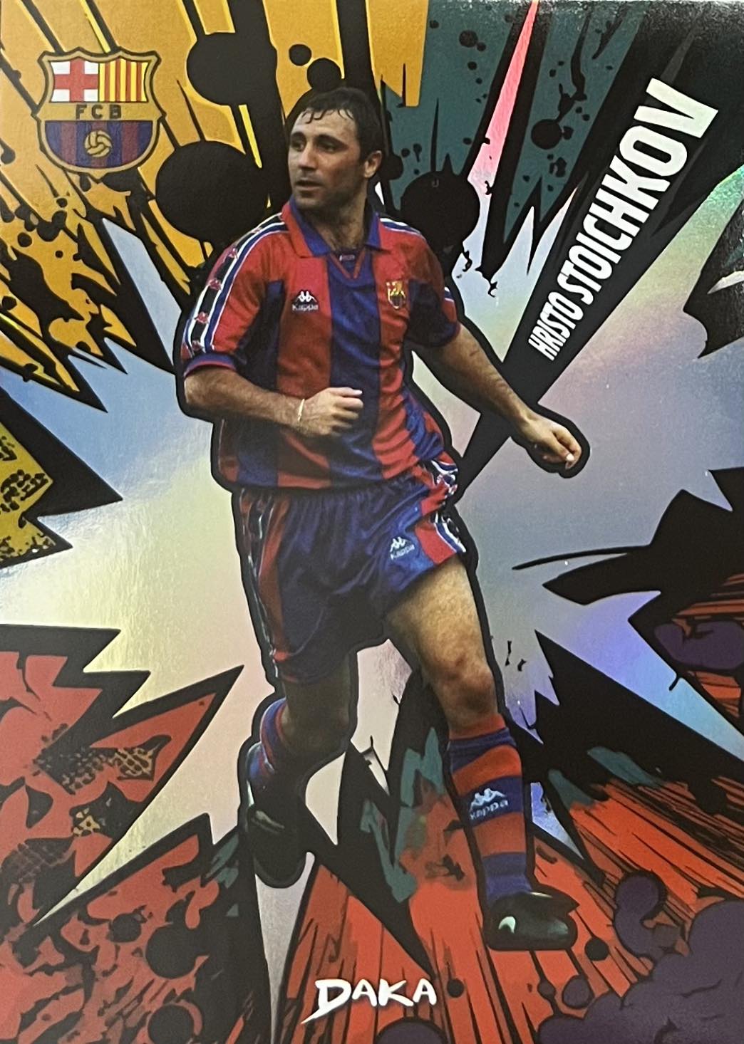 Hristo Stoichkov Numbered /99 Daka Barcelona