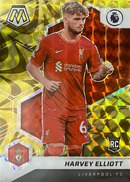 Harvey Elliott Rookie Reactive Gold Mosaic