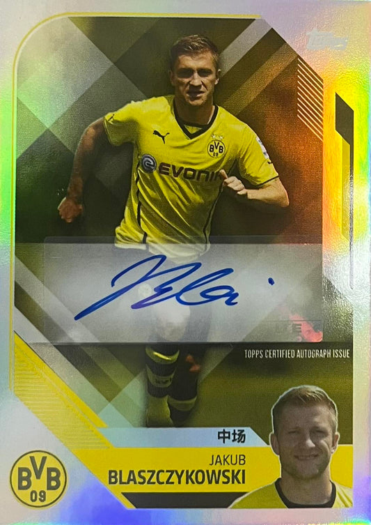 Jakub Blaszczykowski Autograph Topps Borussia Dortmund Chinese Special