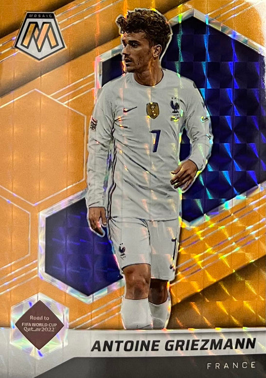 Antoine Griezmann Orange Mosaic Prizm World Cup