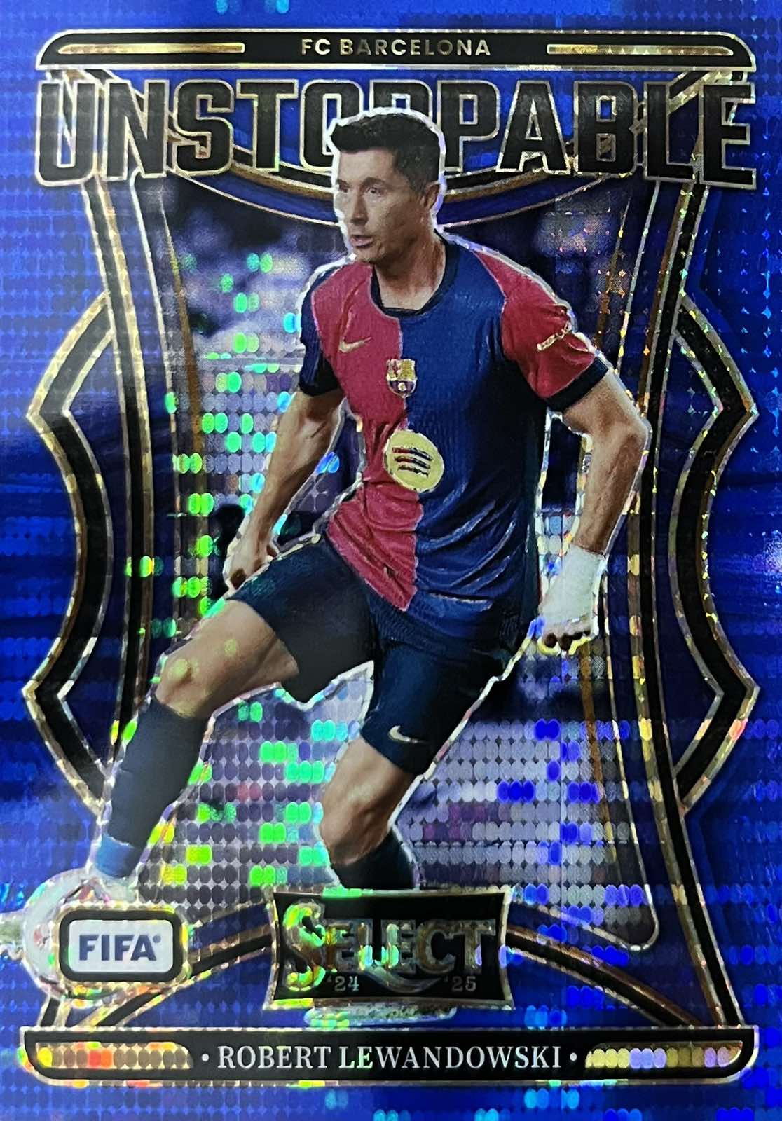 Robert Lewandowski Unstoppable Blue Pulsar Select 2024-25