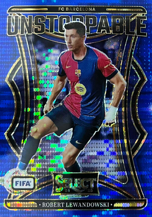 Robert Lewandowski Unstoppable Blue Pulsar Select 2024-25