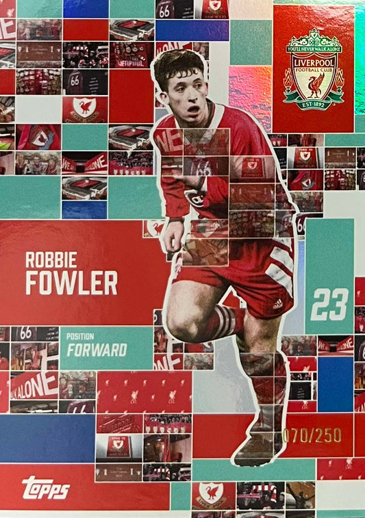 Robbie Fowler Numbered /250 Liverpool Team Set