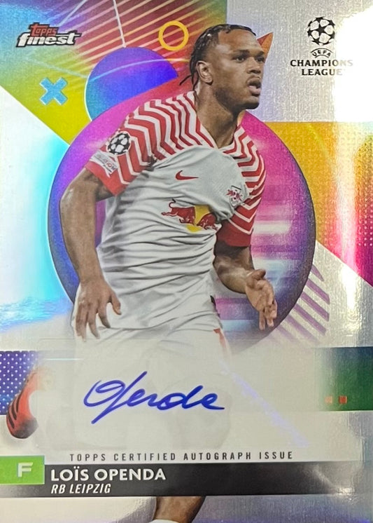 Lois Openda Autograph Topps Finest