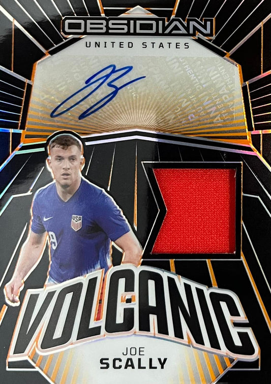 Joe Scally Patch Autograph Numbered /99 Panini Obsidian