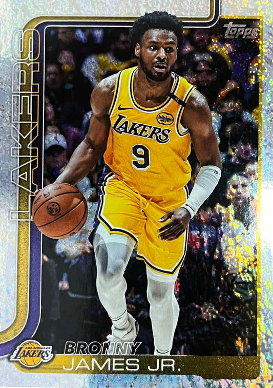 Bronny James Jr. Sand Glitter Topps Flagship 2025/26