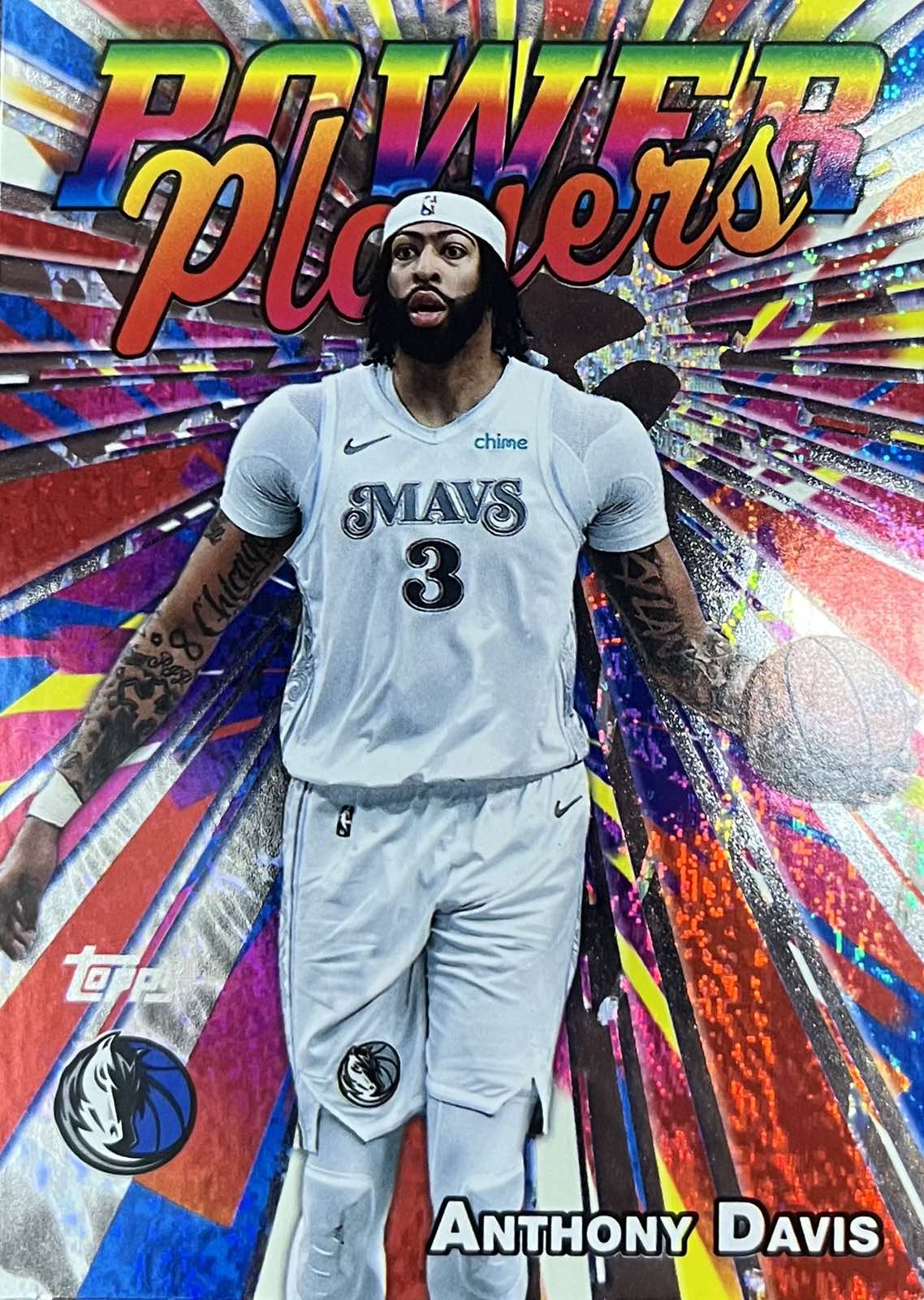 Anthony Davis Glitter Power Players Topps Flagship 2025-26