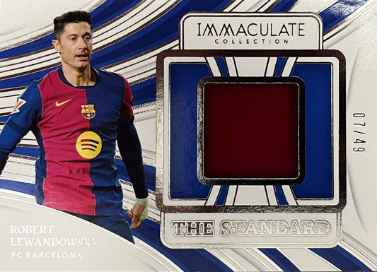 Robert Lewandowski Patch Numbered /49 Immaculate The Standard