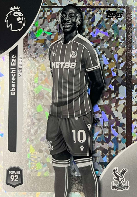 Eberechi Eze Numbered /75 Topps Premier League