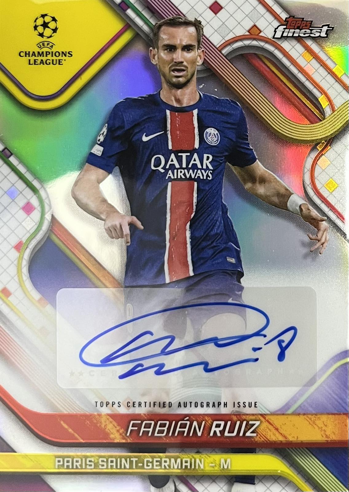 Fabian Ruiz Autograph Topps Finest