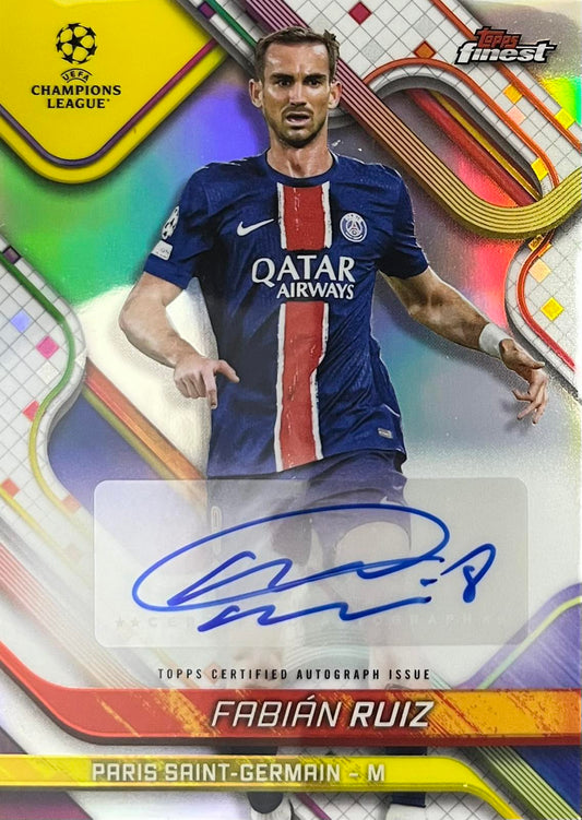 Fabian Ruiz Autograph Topps Finest