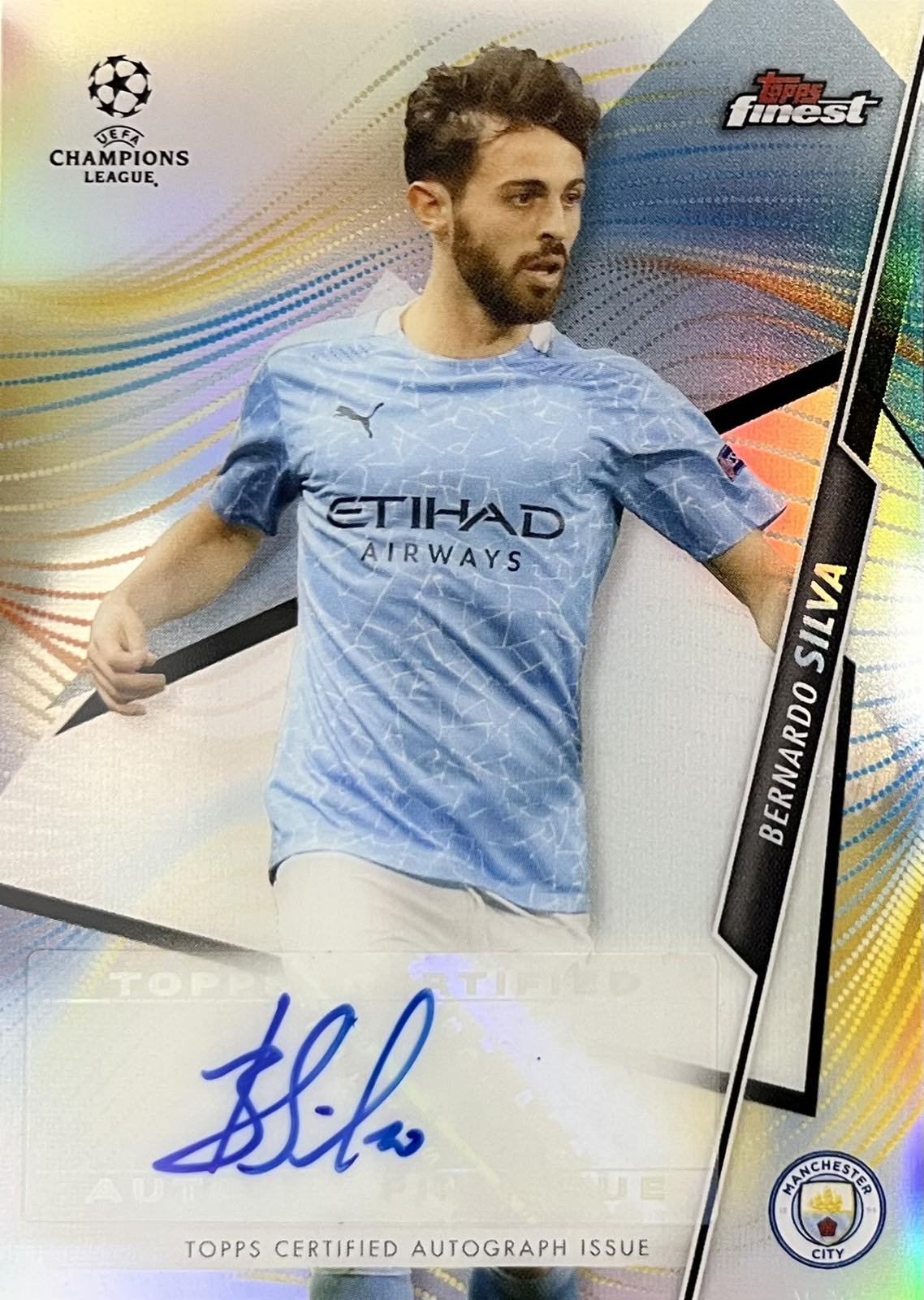 Bernardo Silva Autograph Topps Finest