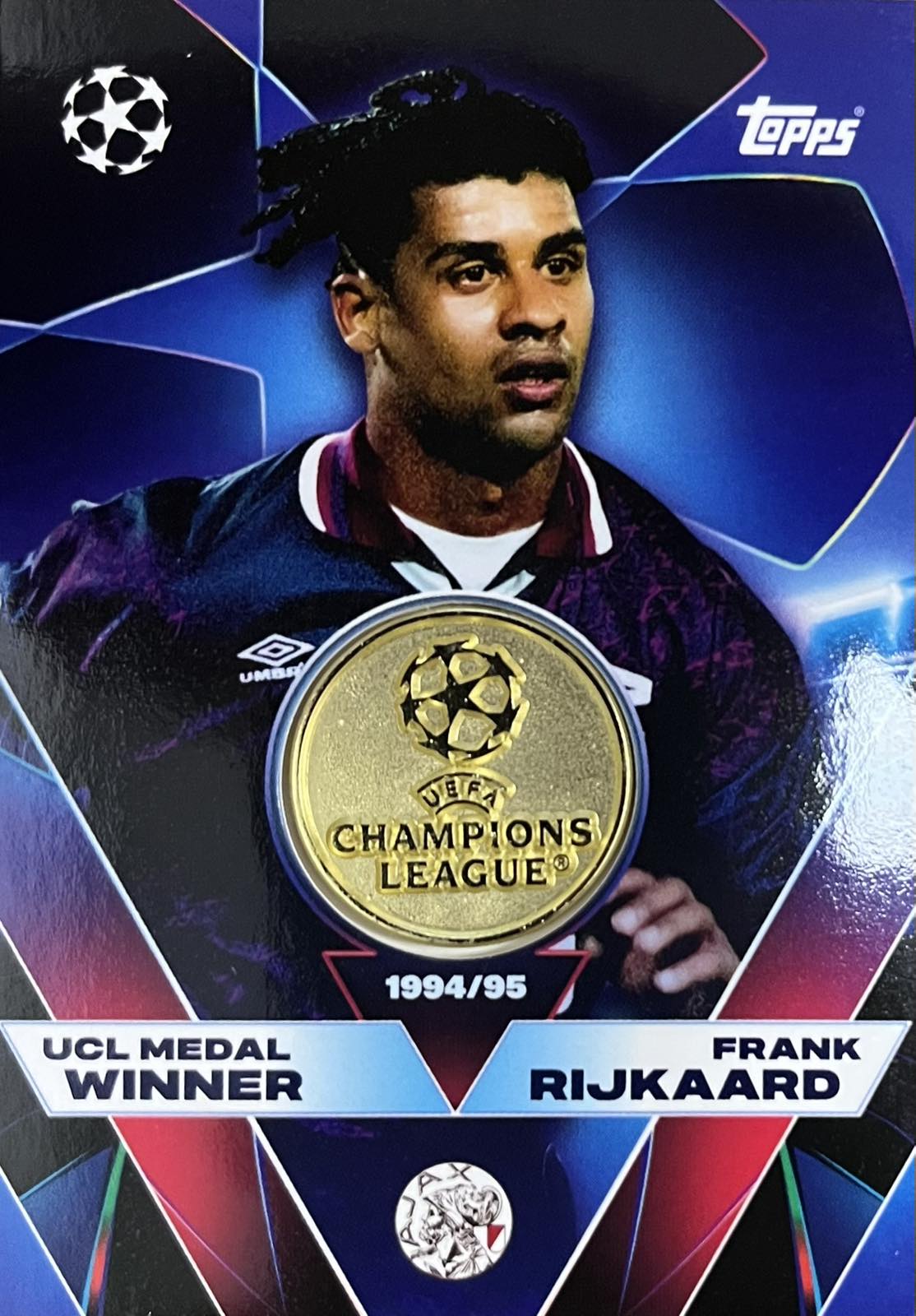 Frank Rijkaard UCL Medal Winner Relic Match Attax 2025/2026