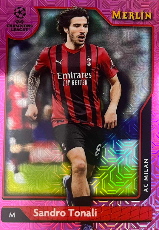 Sandro Tonali Numbered /275 Topps Merlin