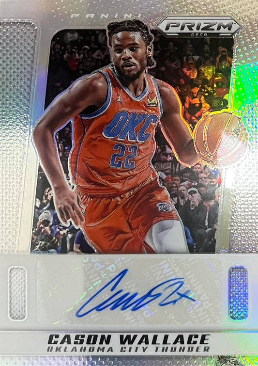 Cason Wallace Autograph NBA Prizm Deco