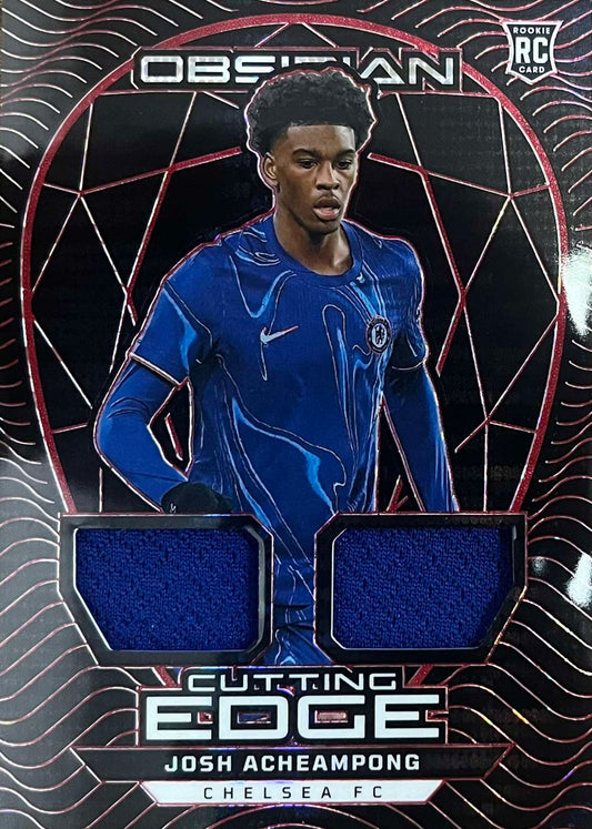 Josh Acheampong Rookie Double Patch Numbered /49 Panini Obsidian