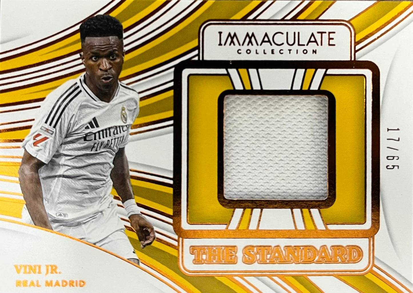 Vini Jr. Patch Numbered /65 Immaculate