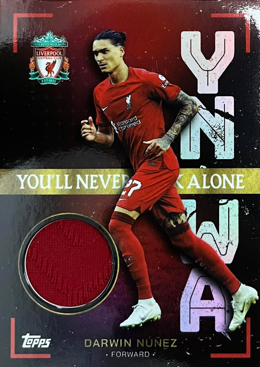 Darwin Nunez Player-Worn Patch Liverpool Team Set