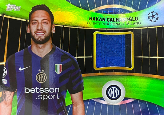 Hakan Calhanoglu Patch Numbered /199 Topps