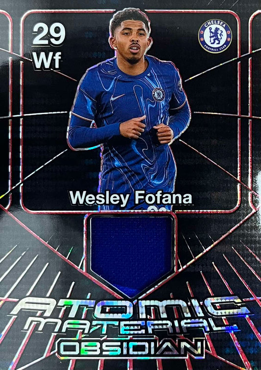 Wesley Fofana Patch Numbered /49 Panini Obsidian
