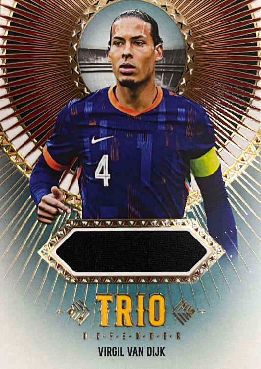 Virgil Van Dijk Game-Worn Patch Numbered /20 Futera Unique