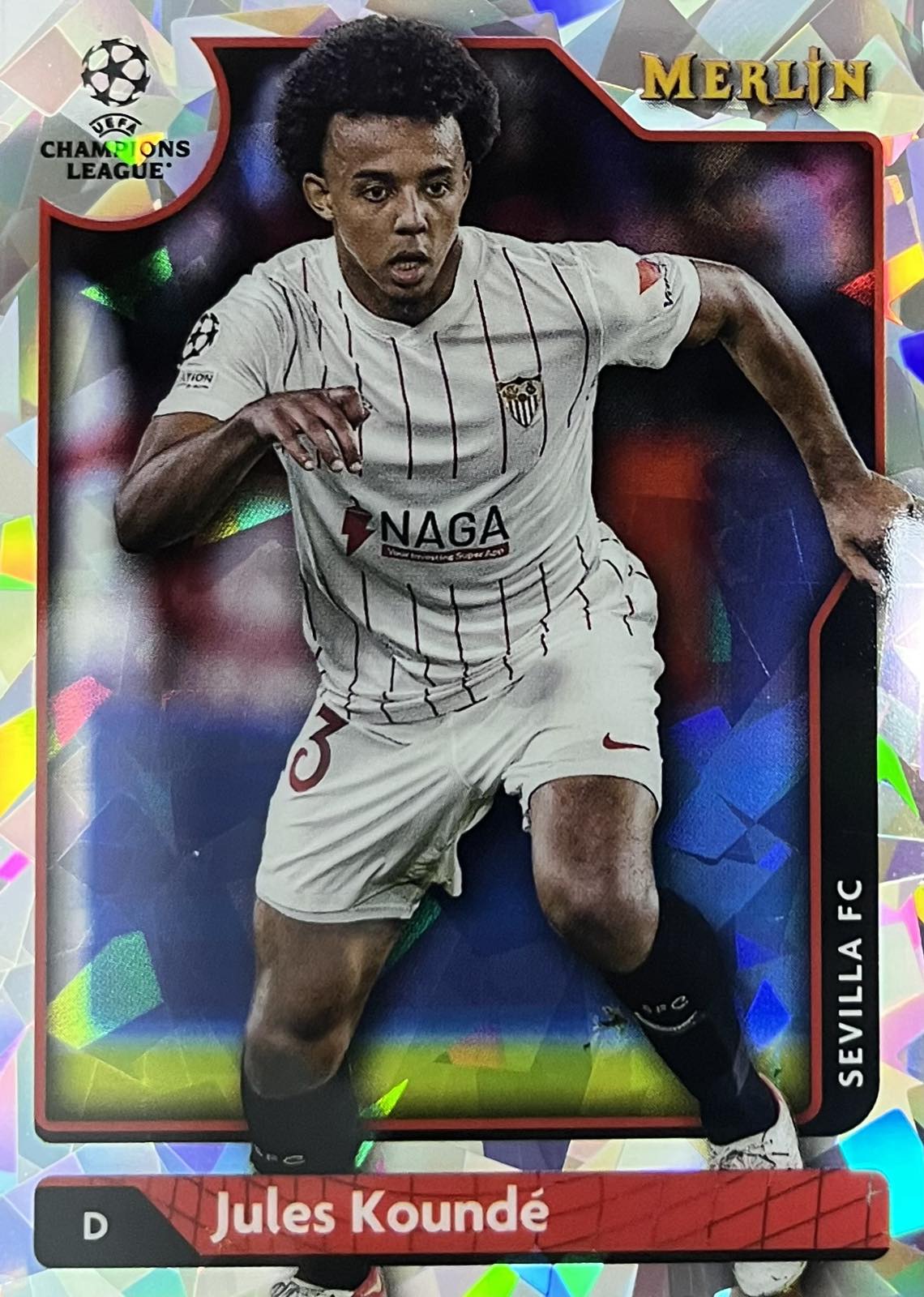 Jules Kounde Numbered /250 Topps Merlin