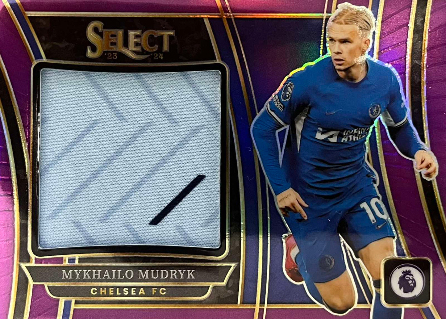 Mykhailo Mudryk Patch Numbered /49 Panini Select