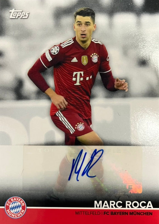 Marc Roca Autograph Bayern Munchen Team Set
