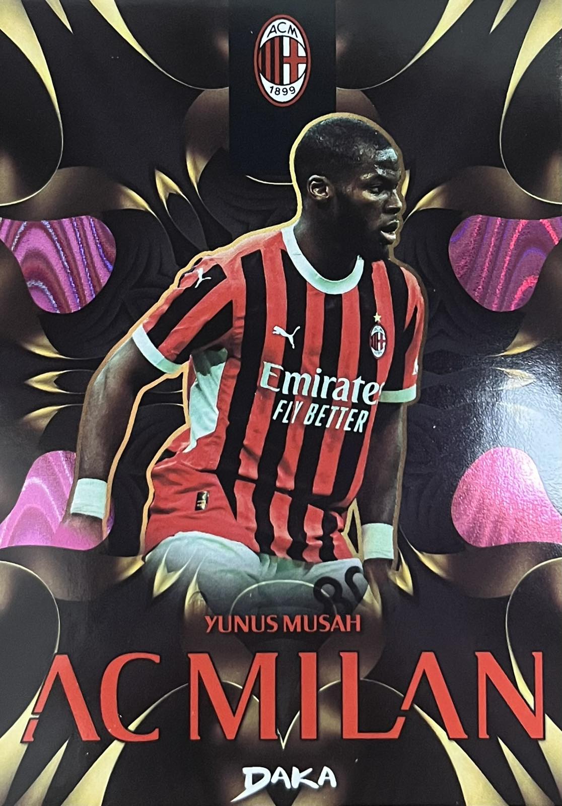 Yunus Musah Numbered /99 Daka AC Milan