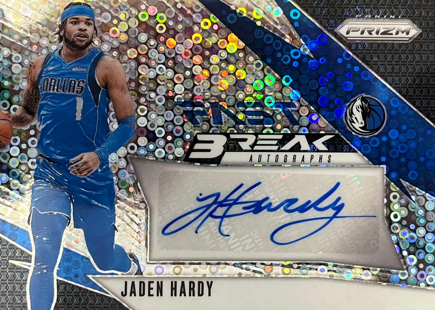 Jaden Hardy Autograph Panini Prizm Fast Break