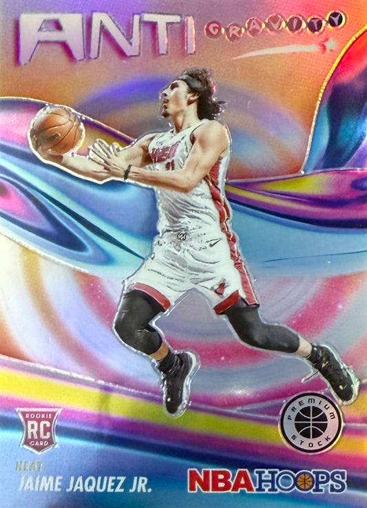 Jaime Jaquez Jr. Anti Gravity Silver Prizm 2023-24 Hoops Premium Stock Rookie RC