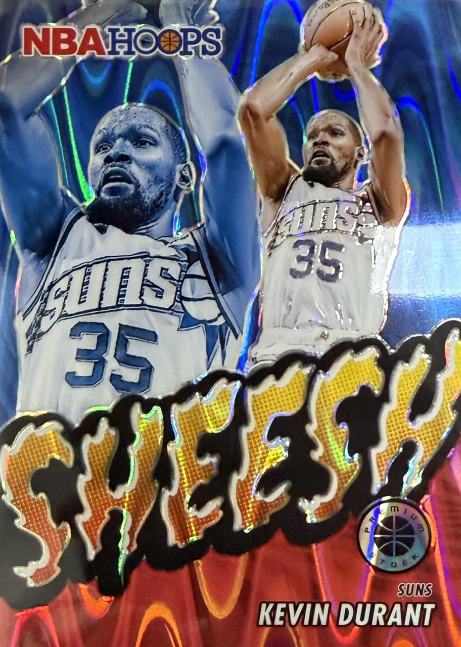 Kevin Durant Sheesh Red Seismic Prizm Numbered /199 2023-24 Panini Premium Stock #1