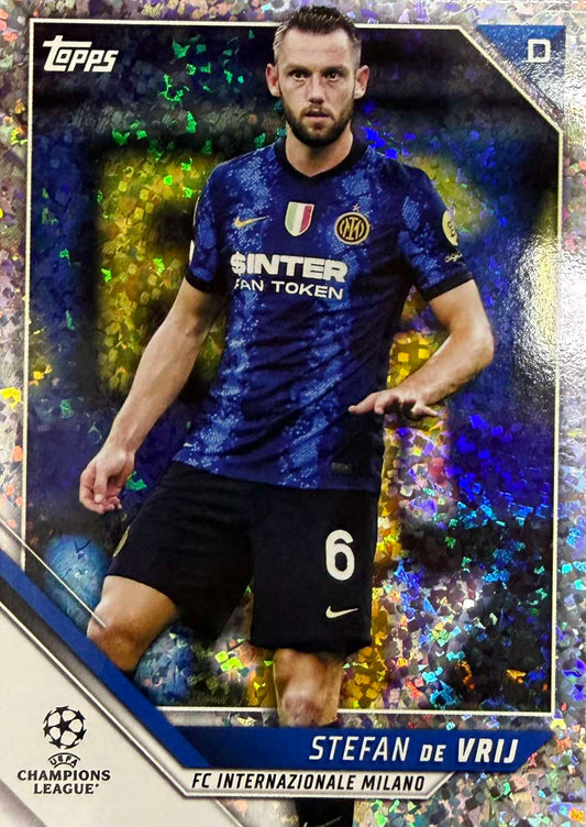 Stefan De Vrij Sparcle Parallel Topps Flagship