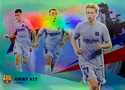 Barcelona Away Kit Numbered /40 Team Set