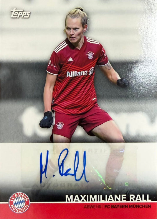 Maximiliane Rall Autograph Bayern Munich Team Set