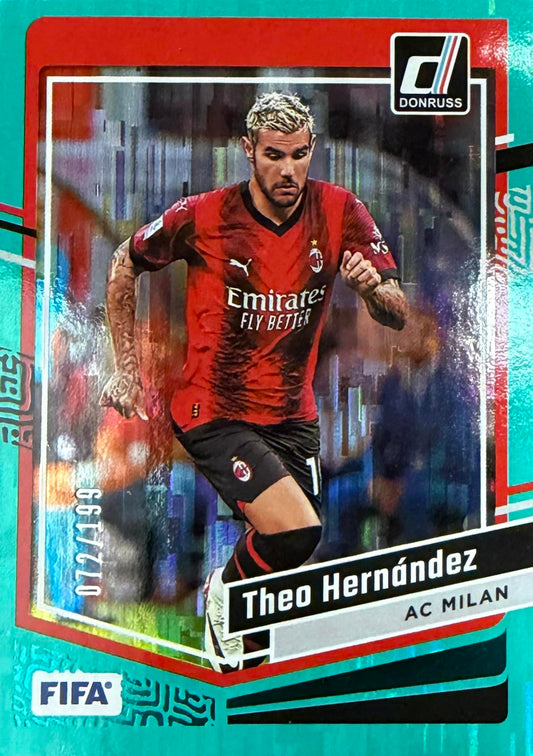 Theo Hernandez Numbered /199 Panini Donruss