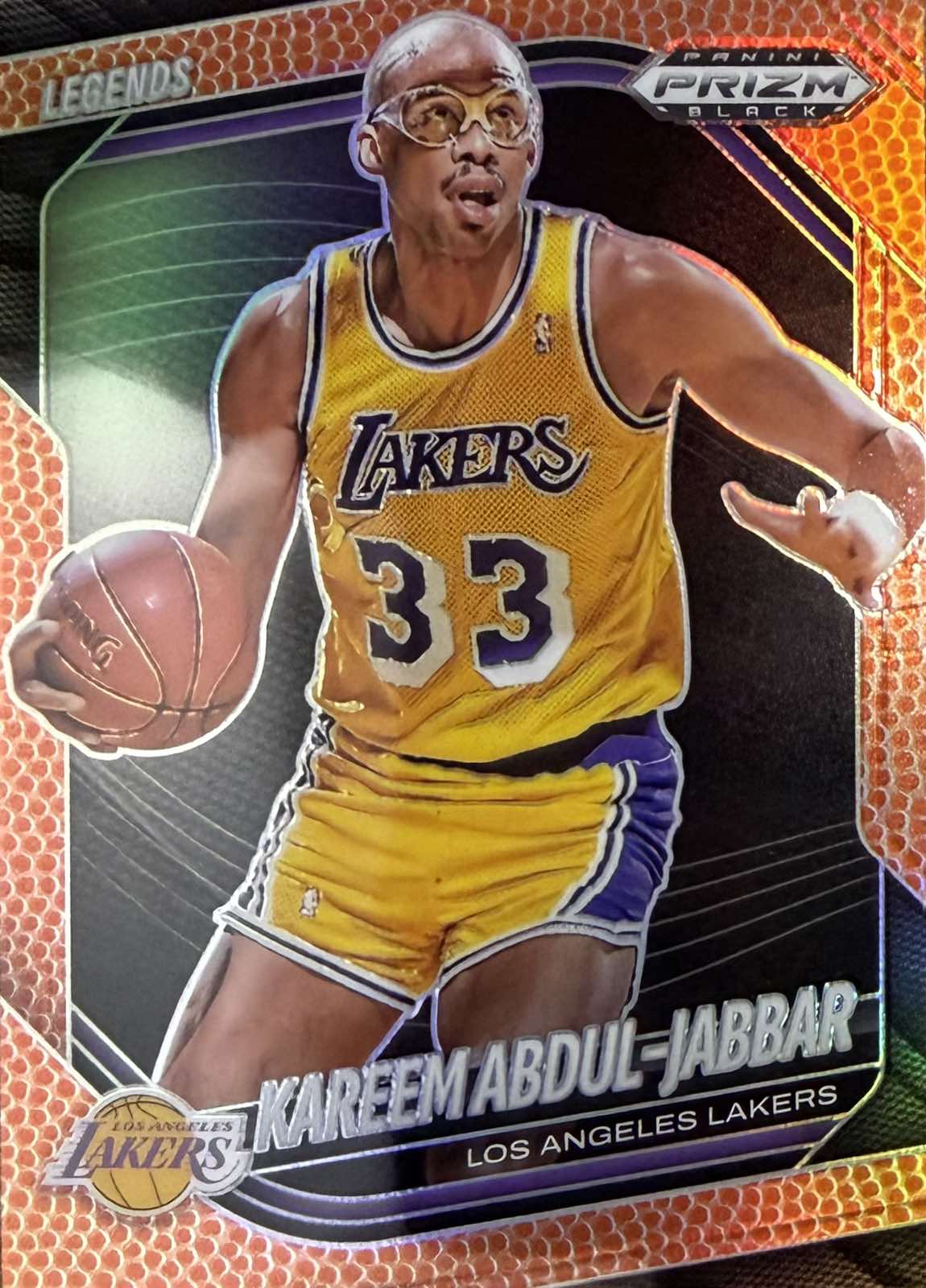 Kareem Abdul-Jabbar Numbered /225 Panini Prizm