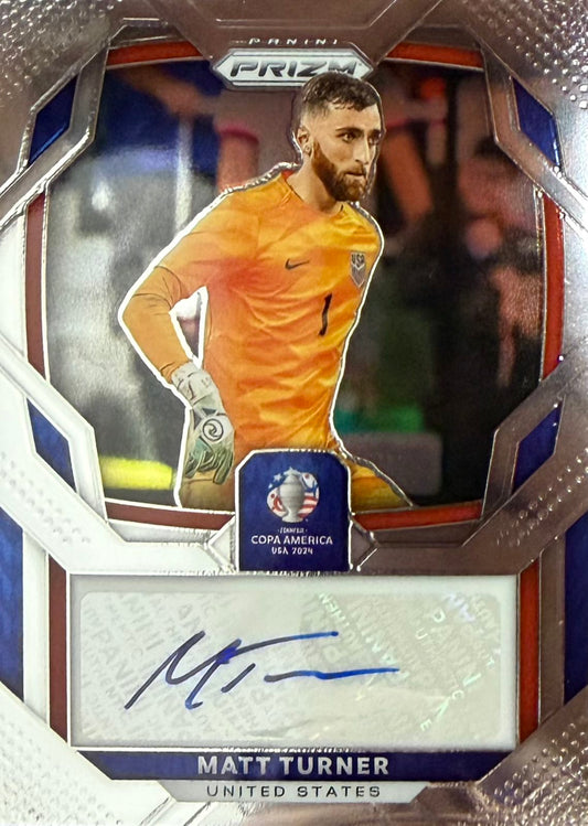 Matt Turner Autograph Panini Prizm Copa America