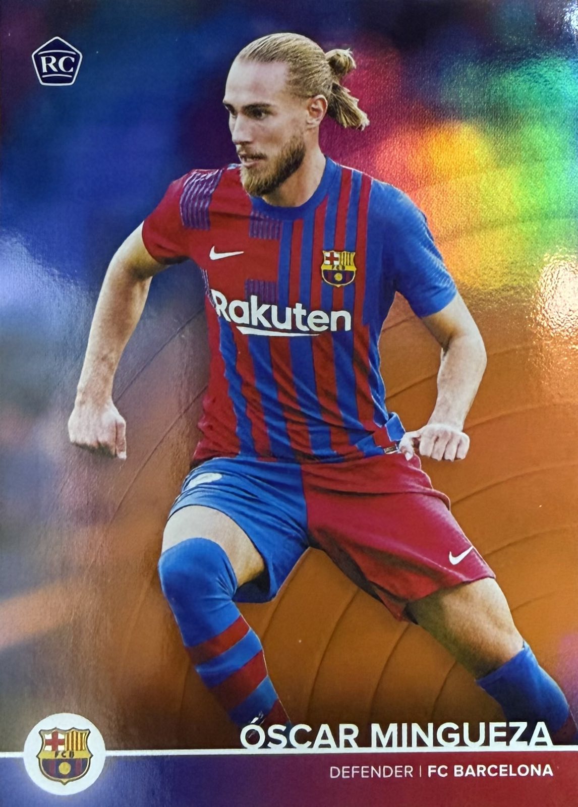 Oscar Mingueza Rookie Numbered /20 Barcelona Team Set