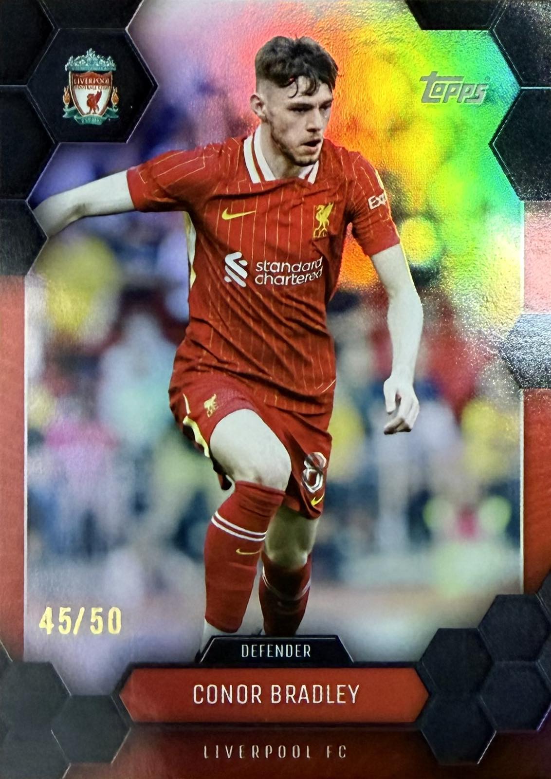 Conor Bradley Numbered /50 Liverpool Fan Set