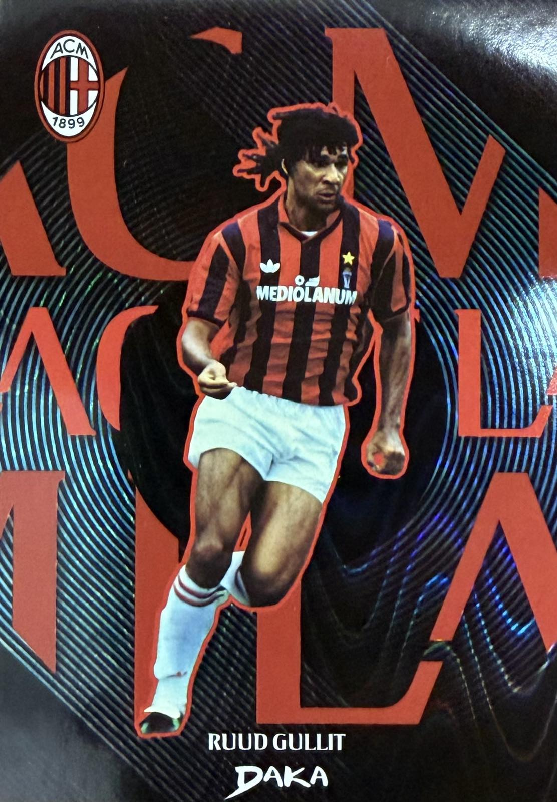 Ruud Gulit Numbered /149 Daka AC Milan