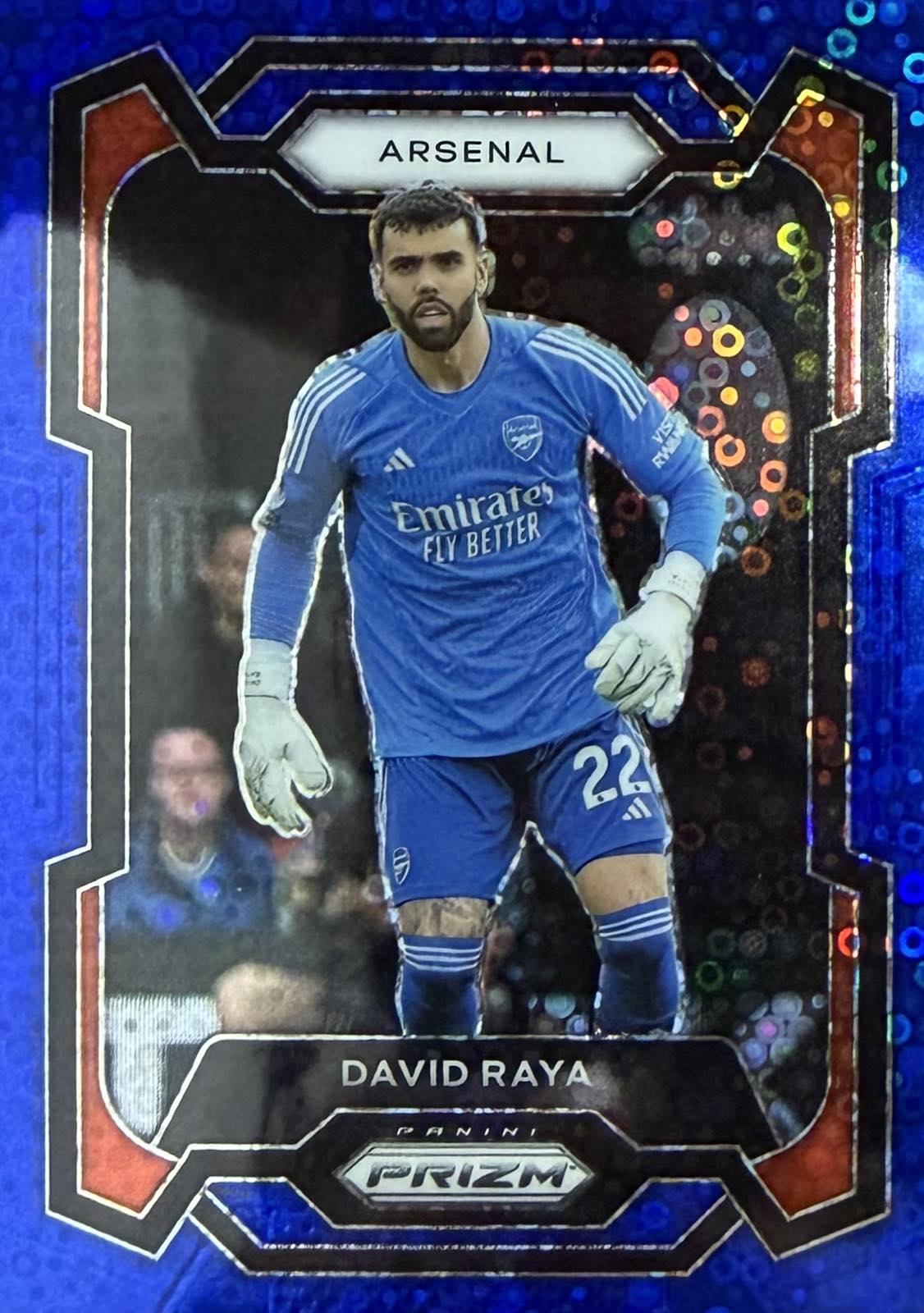 David Raya Blue Disco Numbered /99 Prizm Breakaway