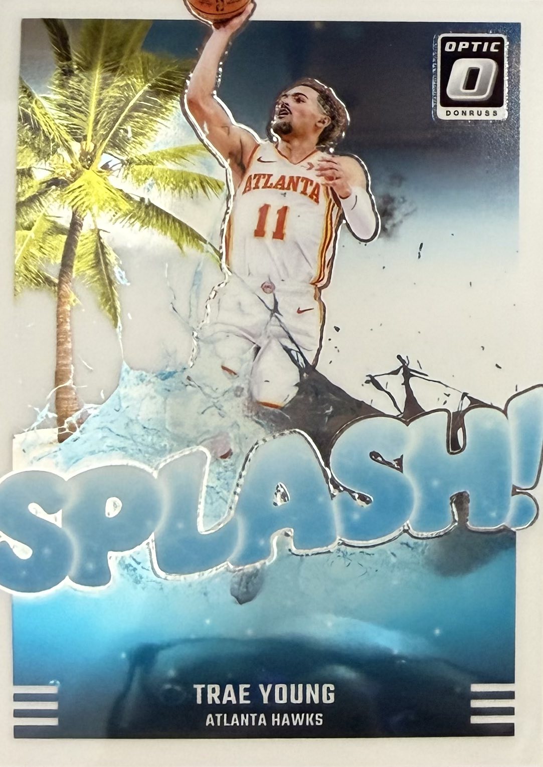 Trae Young Splash #9 2024-25 Panini Donruss Optic