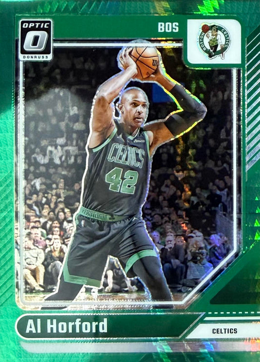 Al Horford Green Hyper Numbered /249 Donruss Optic
