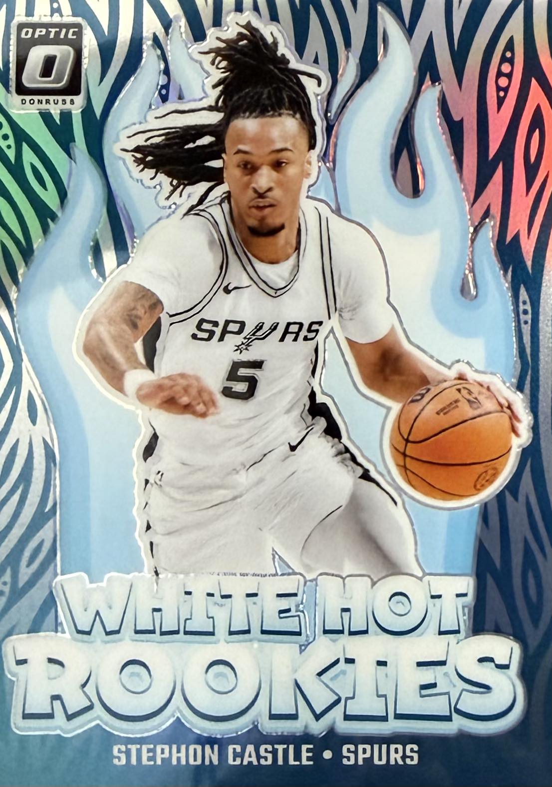 Stephon Castle White Hot Rookies Silver Refractor Donruss Optic