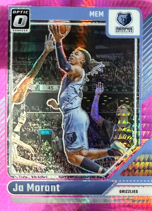 Ja Morant Pink Hyper Donruss Optic