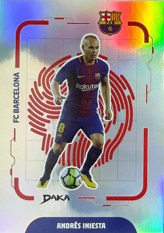 Andres Iniesta Numbered /299 Daka Barcelona