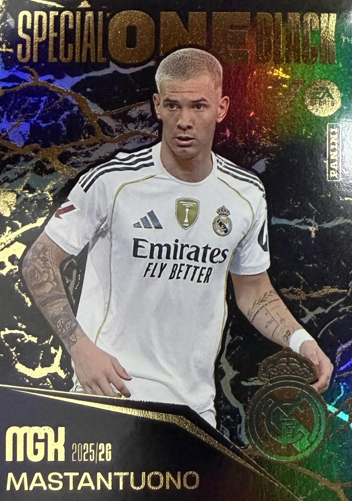 Mastantuono Special One Black Panini MGK